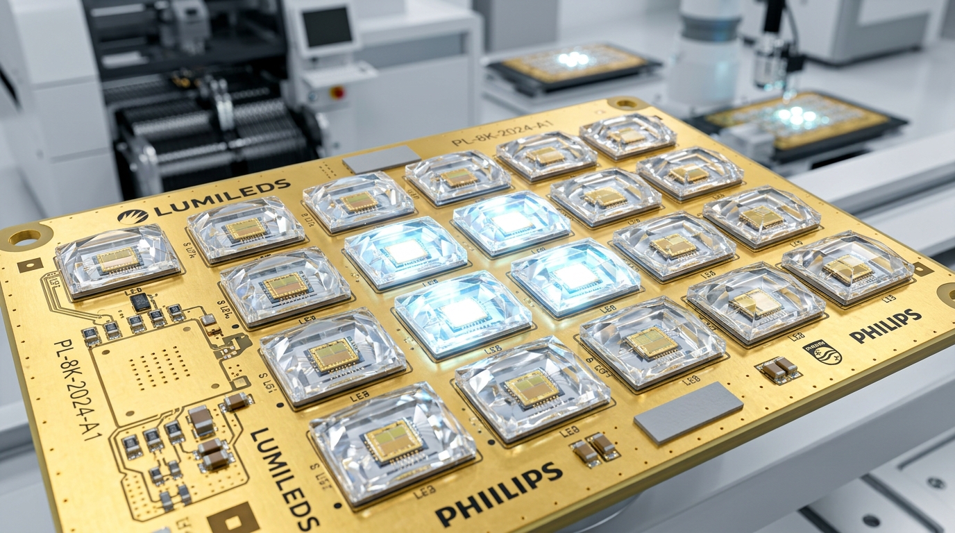 Công nghệ Chip LED Philips Lumileds quang thông cao và thấu kính batwing